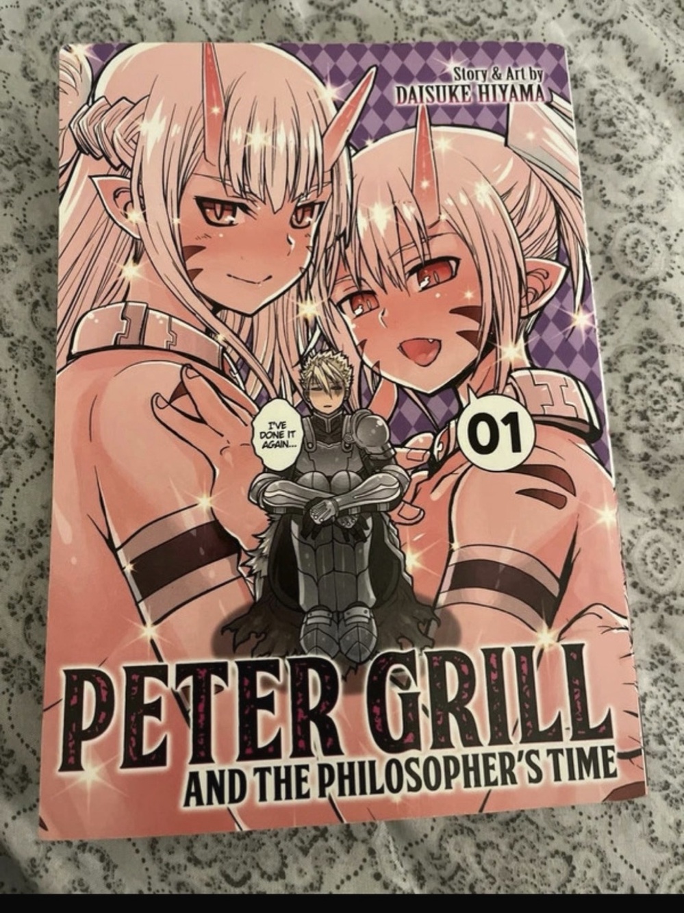 Peter Grill and the Philosopher's Time Vol. 01 Manga Poster Pink & Black Like